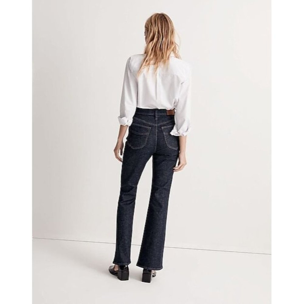 MADEWELL jeans the perfect vintage flare wrenford wash dark blue high rise 28 - Picture 3 of 11